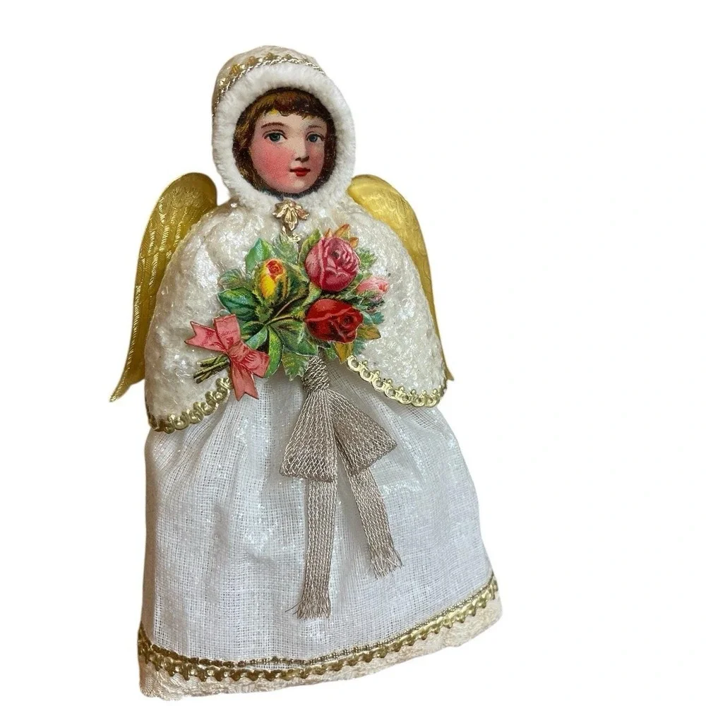 Blumchen Snow‎ Angel Victorian Style Ornament Angelic Topper Little Holly BB117